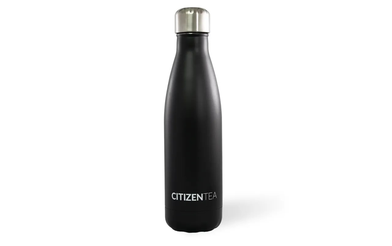 Stainless Steel Bottle Black CitizenTea