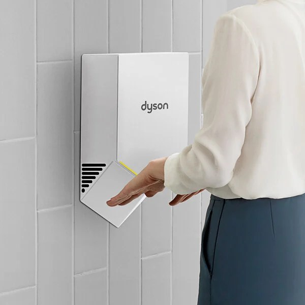 Dyson Airblade V (AB12) Automatic Hand Dryer, Sprayed, 47% OFF