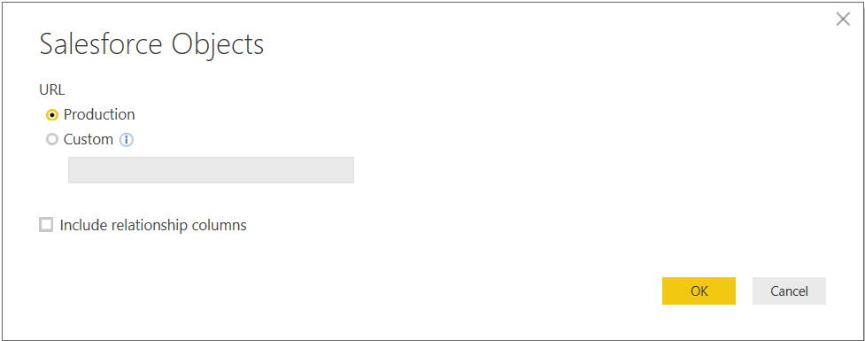 Connect to Salesforce objects in Power BI Cittabase