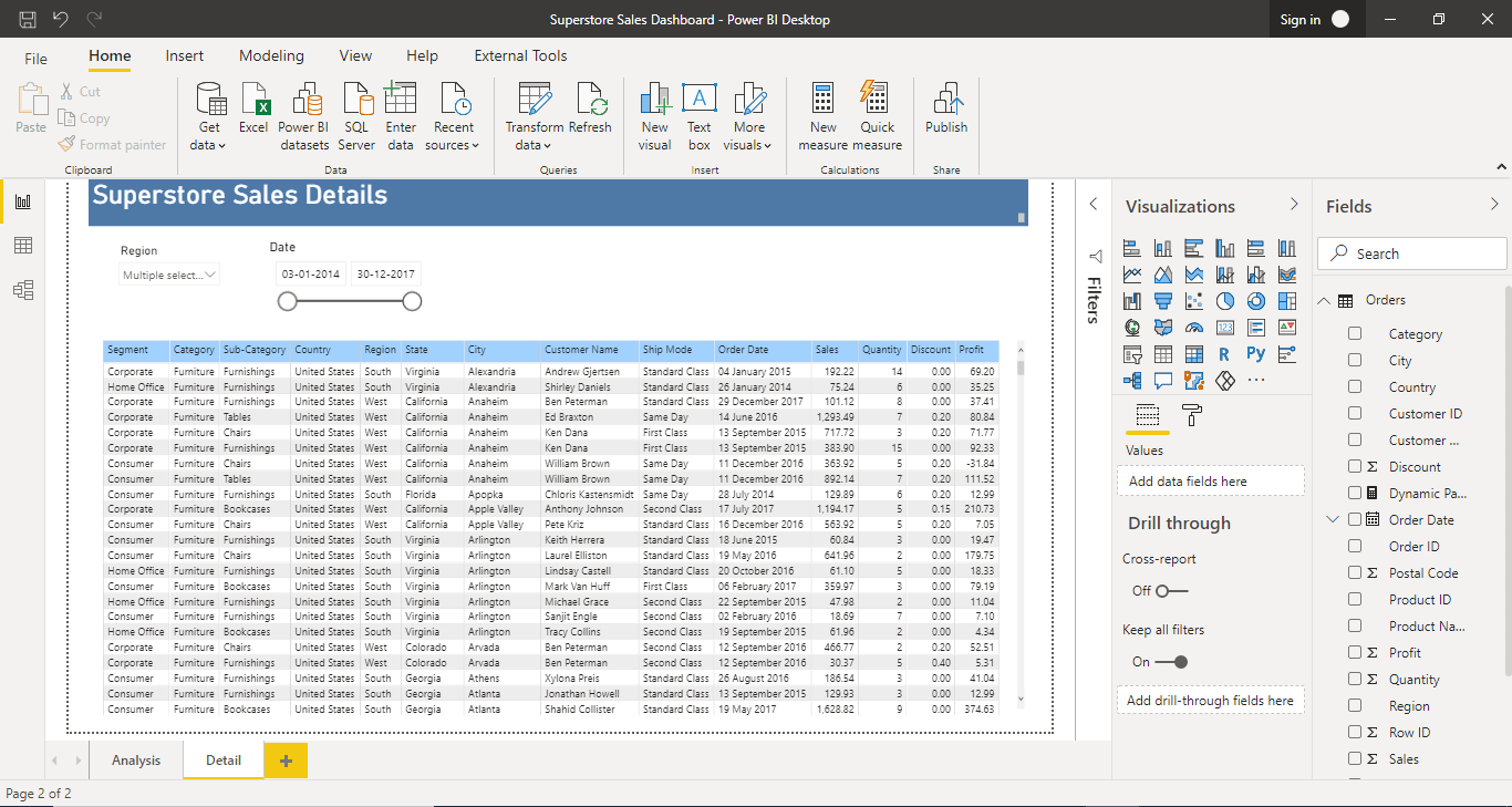 Integrating Power BI report with Paginated report Cittabase