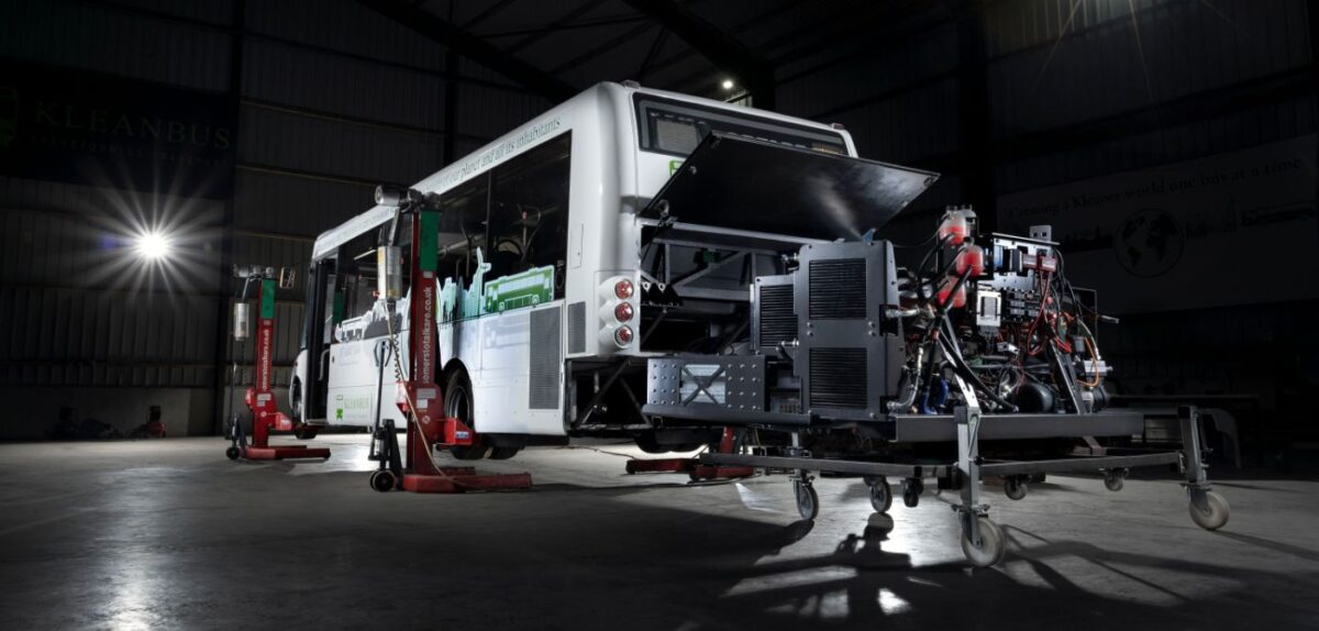 Kleanbus converts bus to electric power as testing programme