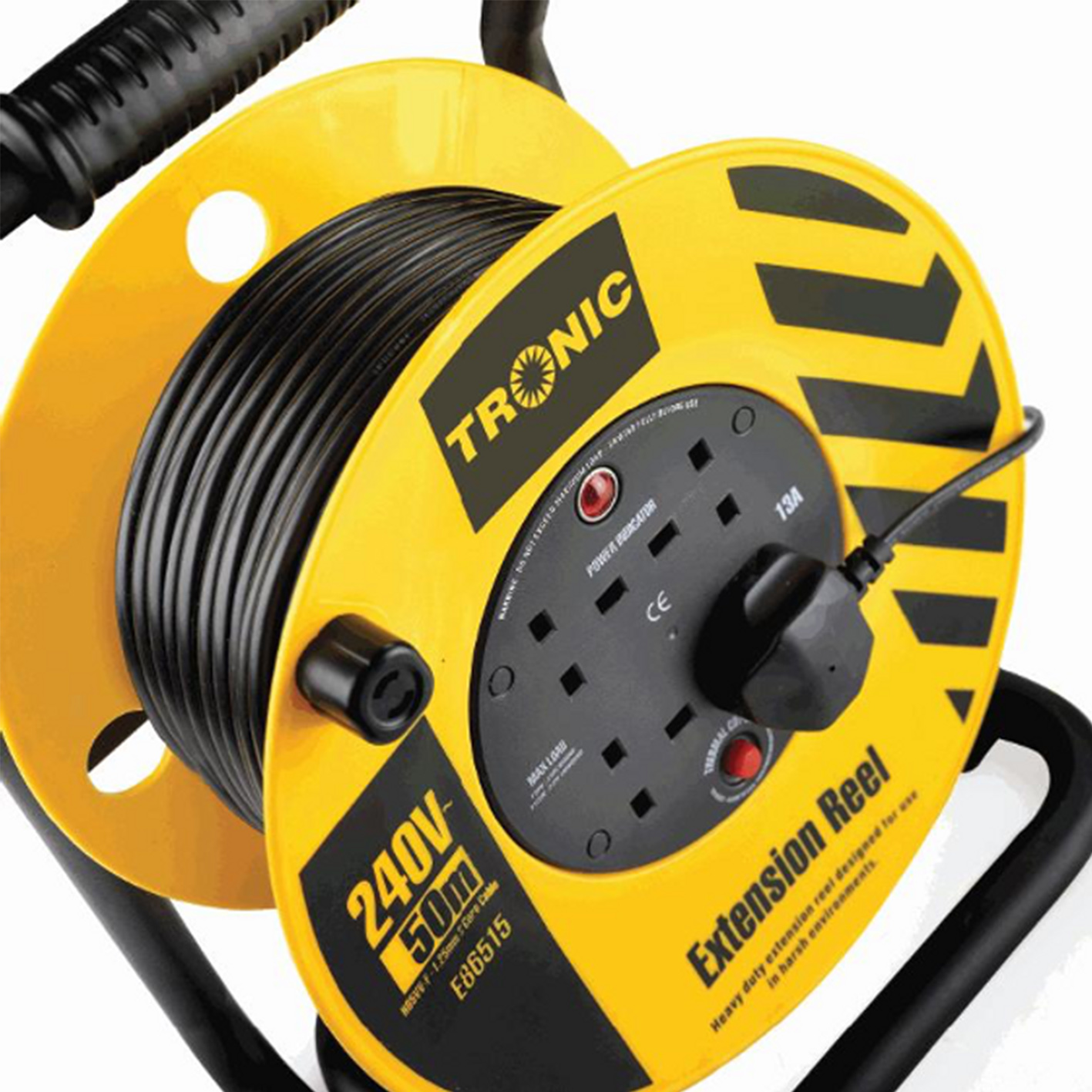Tronic Extension Reel 50 Meter With 2.5mm 3 Core Cable