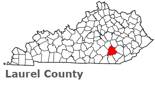 Map Of Laurel County Ky
