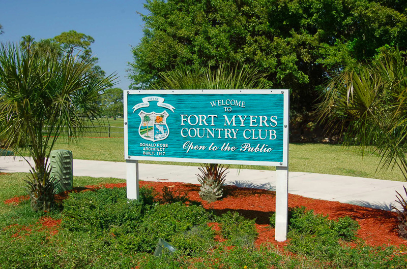 Photo Gallery • Fort Myers Country Club Entrance Sign