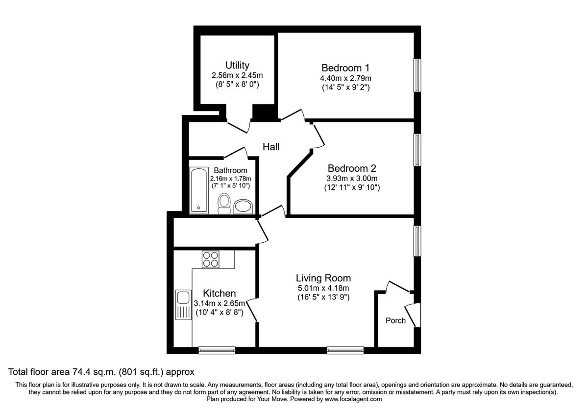 Property to rent in Falkirk, FK2, Grahams Road properties from Citylets