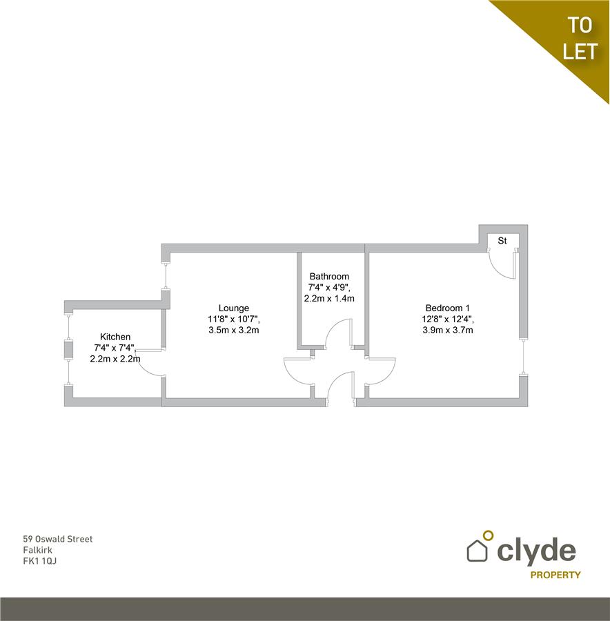 Property to rent in Falkirk, FK1, Oswald Street properties from