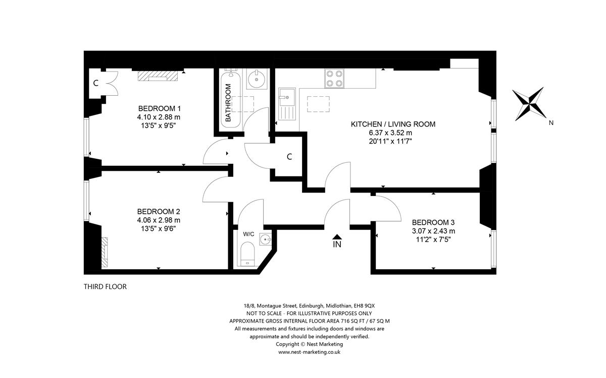 Property to rent in Newington, EH8, Montague Street properties from