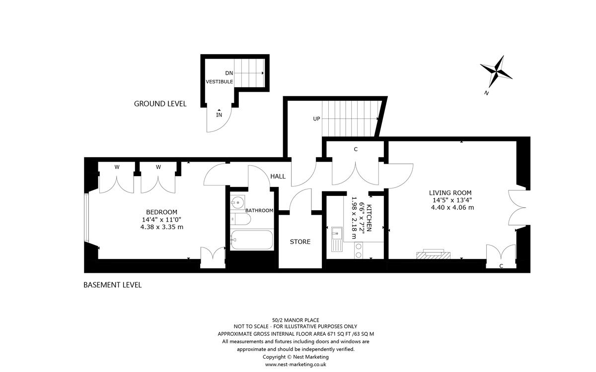 Property to rent in West End, EH3, Manor Place properties from Citylets