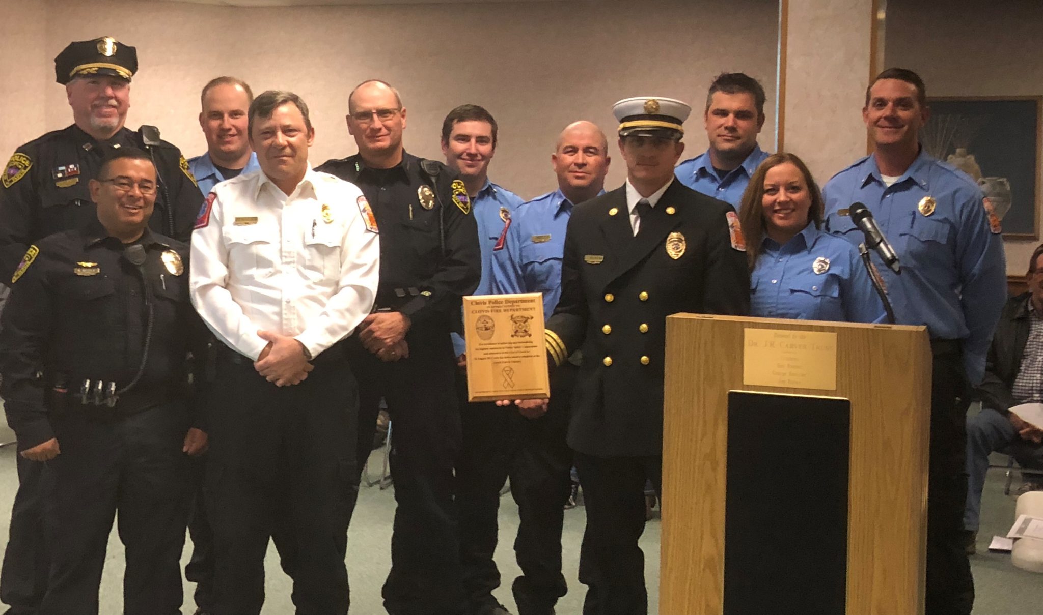 Clovis Police Department recognizes Clovis Fire Department « City of