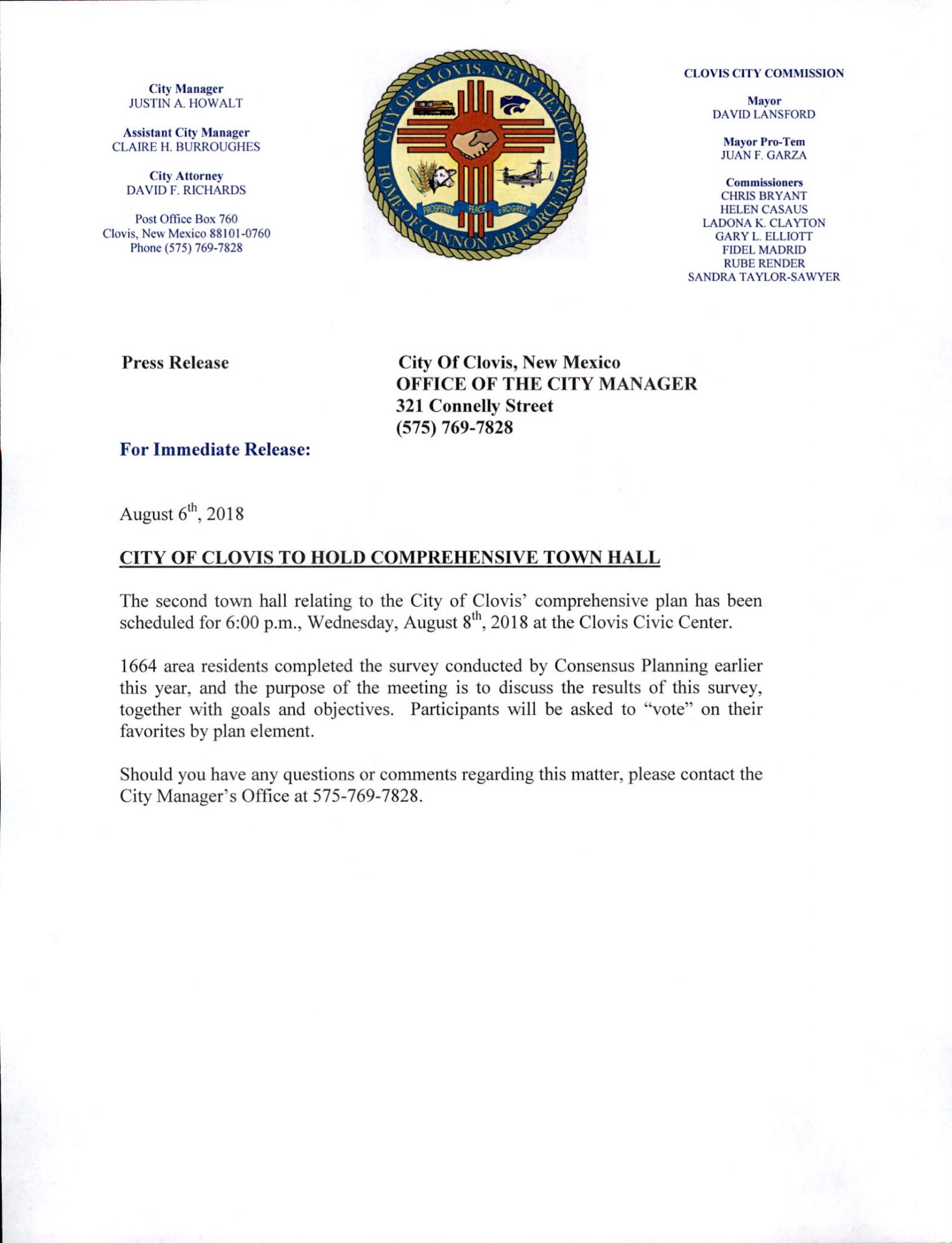 City of Clovis, New Mexico