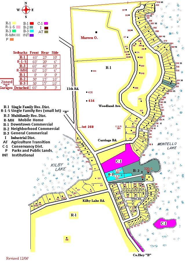Zoning City of Montello