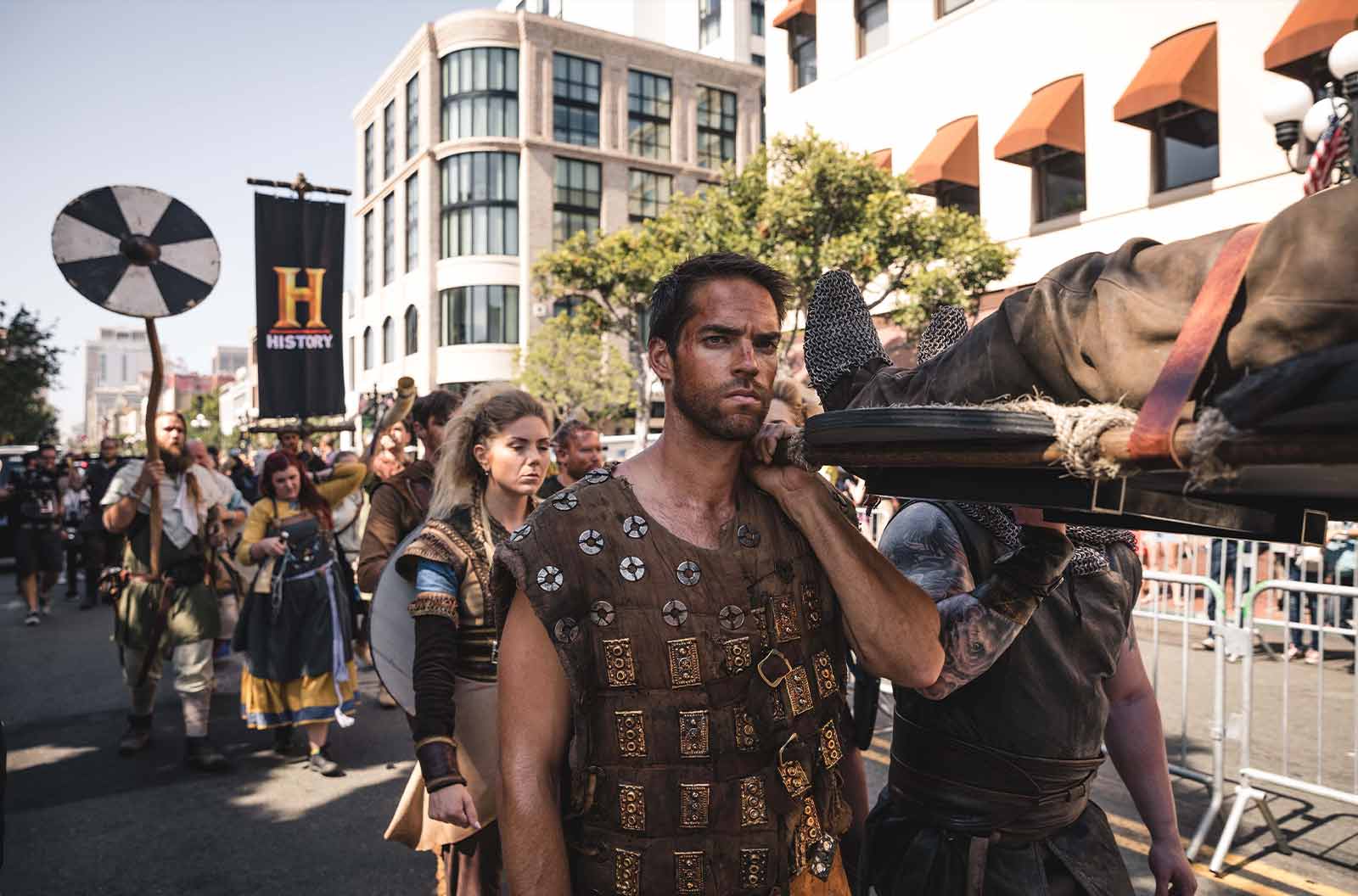 History Viking Funeral At ComicCon Civic