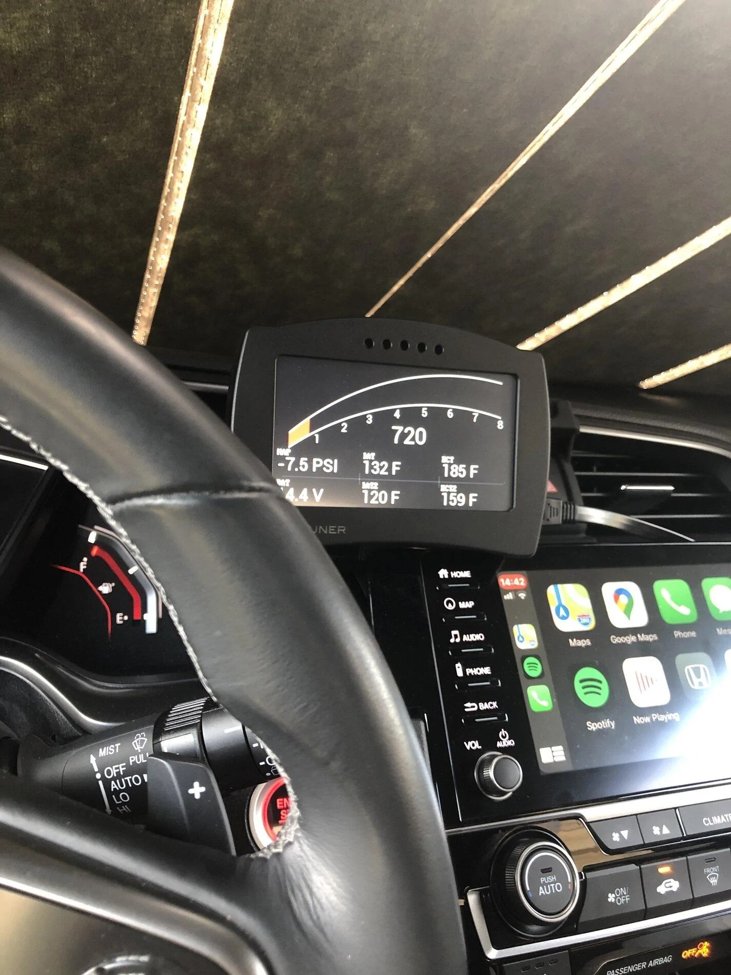 Ktuner mount location 2016+ Honda Civic Forum (10th Gen) Type R