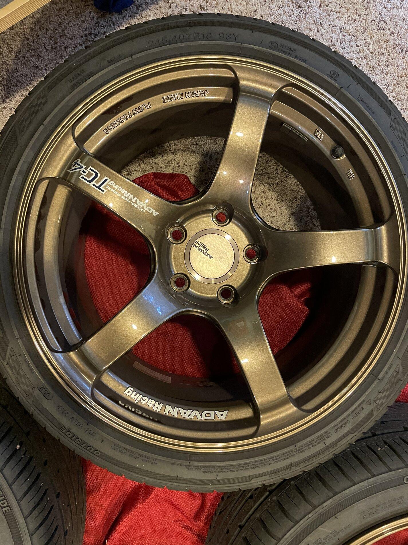 Michigan ADVAN TC4 (Umber Bronze) 18x9.5 +38 TRADE OR SELL 2016