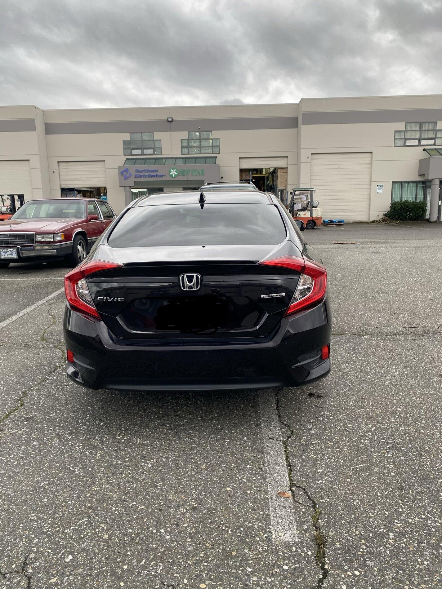 Advice for exterior Mod on Black 2016 CIVIC touring 2016