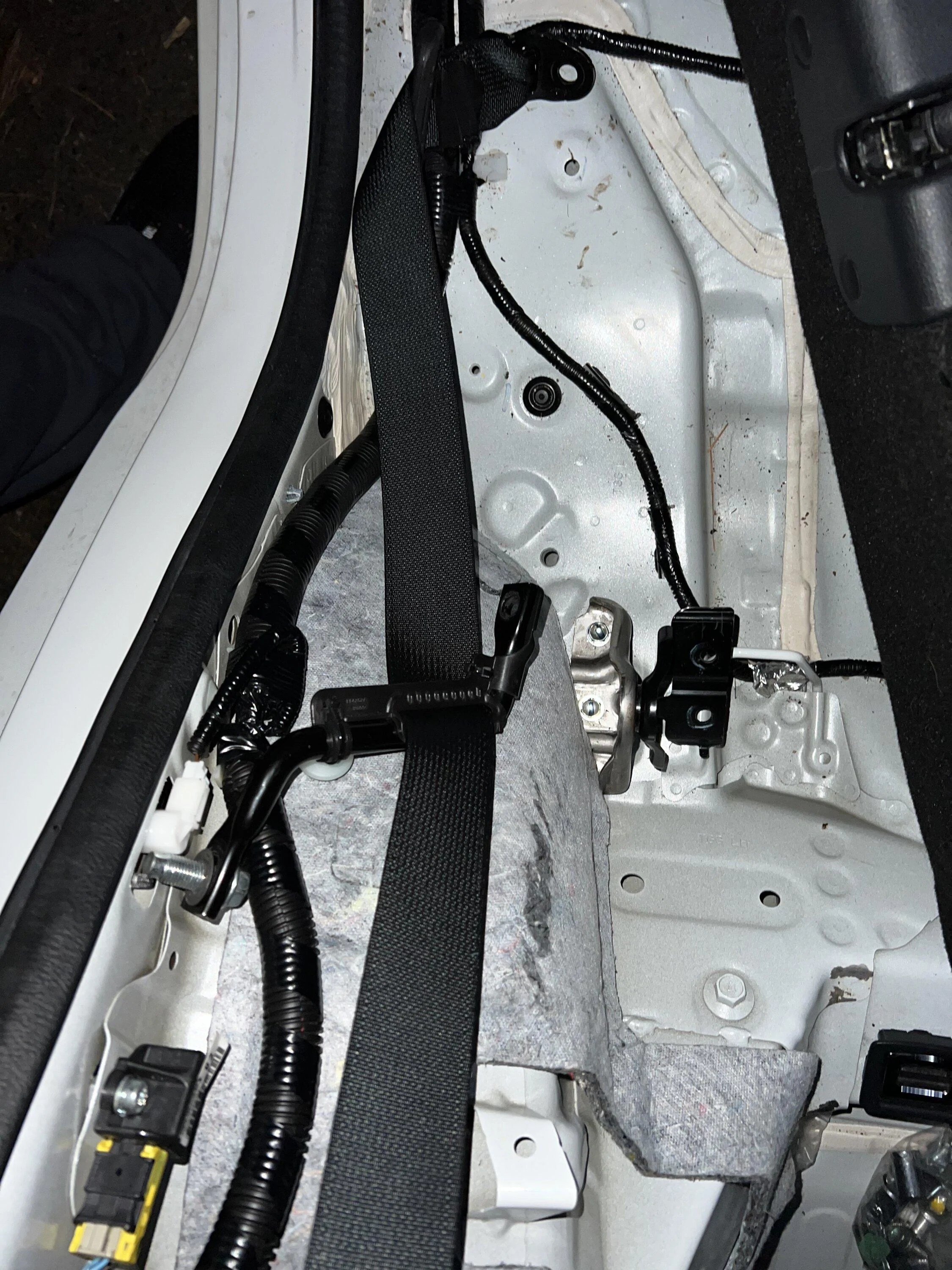 Mounting Holes for rear seatbelt | 2016+ Honda Civic Forum (10th Gen