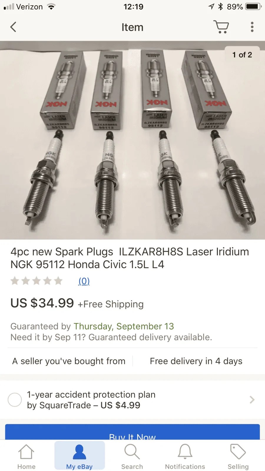 Honda Civic Spark Plug Replacement Interval