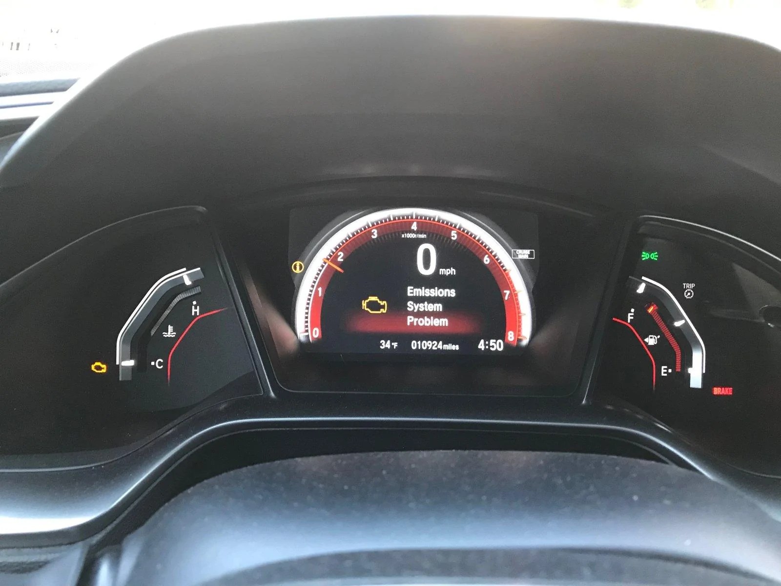 EXT Emission, Brake, VSA, EPS problem Page 2 2016+ Honda Civic