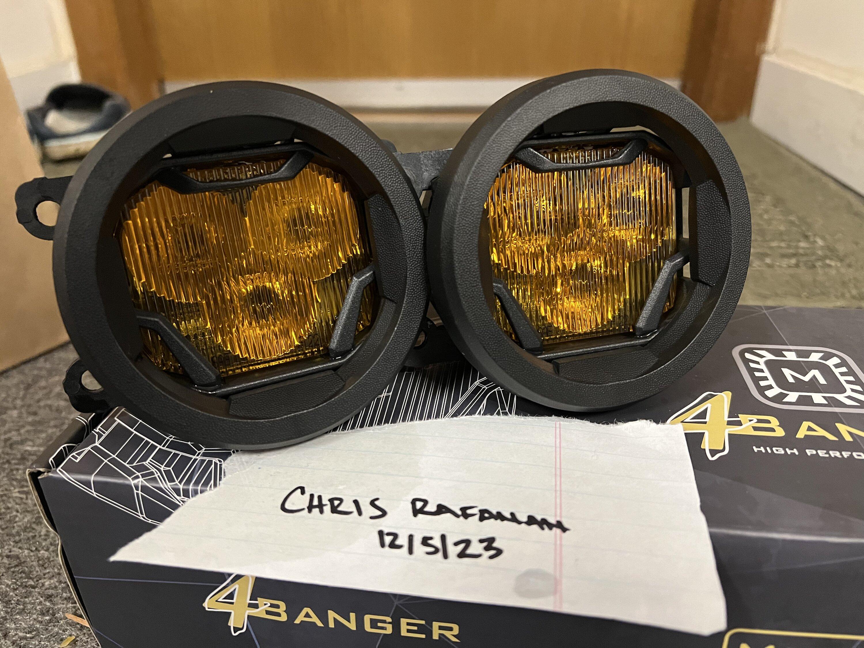Washington Morimoto 4banger yellow LED fog lights 2016+ Honda Civic