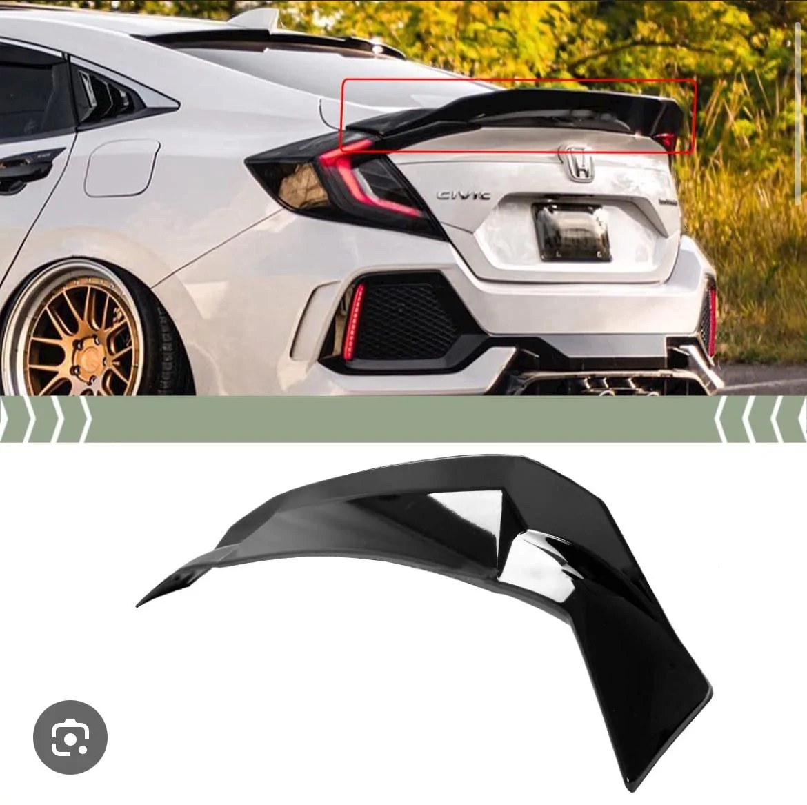 Duckbill spoiler for coupes 2016+ Honda Civic Forum (10th Gen) Type