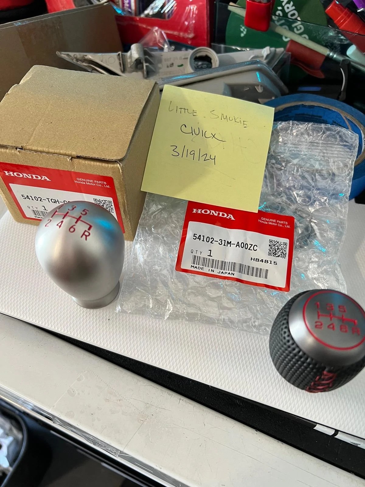 Washington OEM shift knobs! Integra type S/ Type R 2016+ Honda