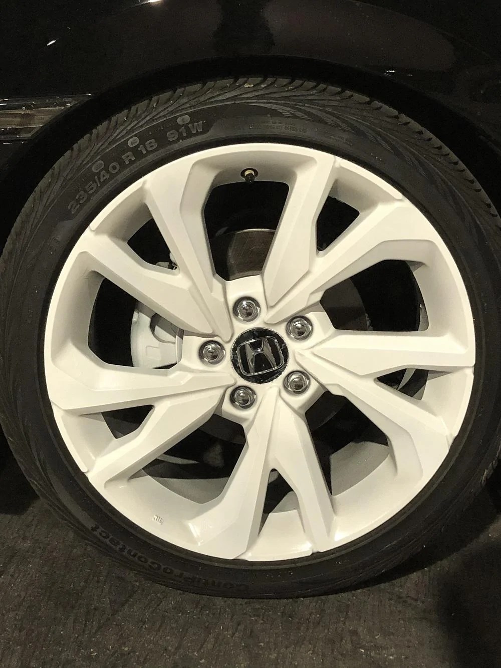 Dipped my sport wheels white. What do you think of white wheels on