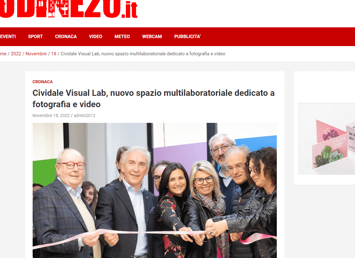 Cividale Visual Lab, nuovo spazio multilaboratoriale dedicato a