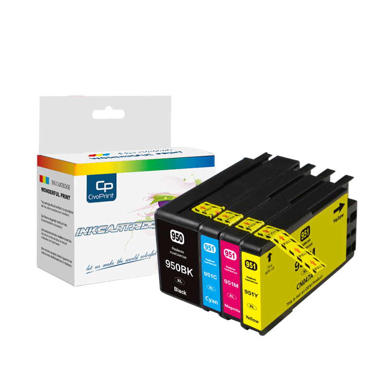 Premium compatible empty refill ink cartridge 950 951 for HP with chip