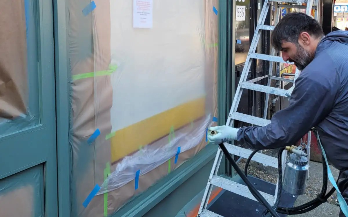 Shop Front Respray CJ Paint Spraying Nationwide
