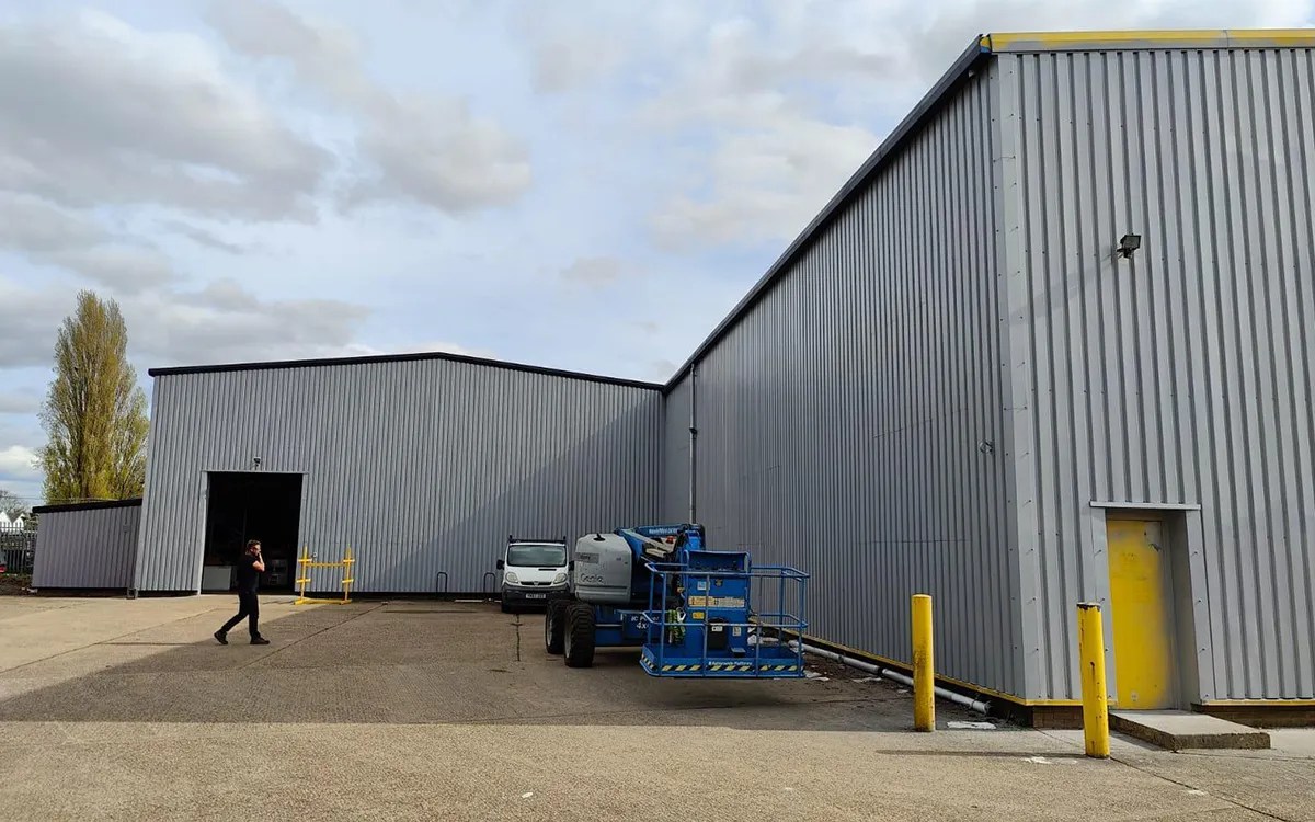 Kettering Industrial Unit Dilapidation Works CJ Paint Spraying