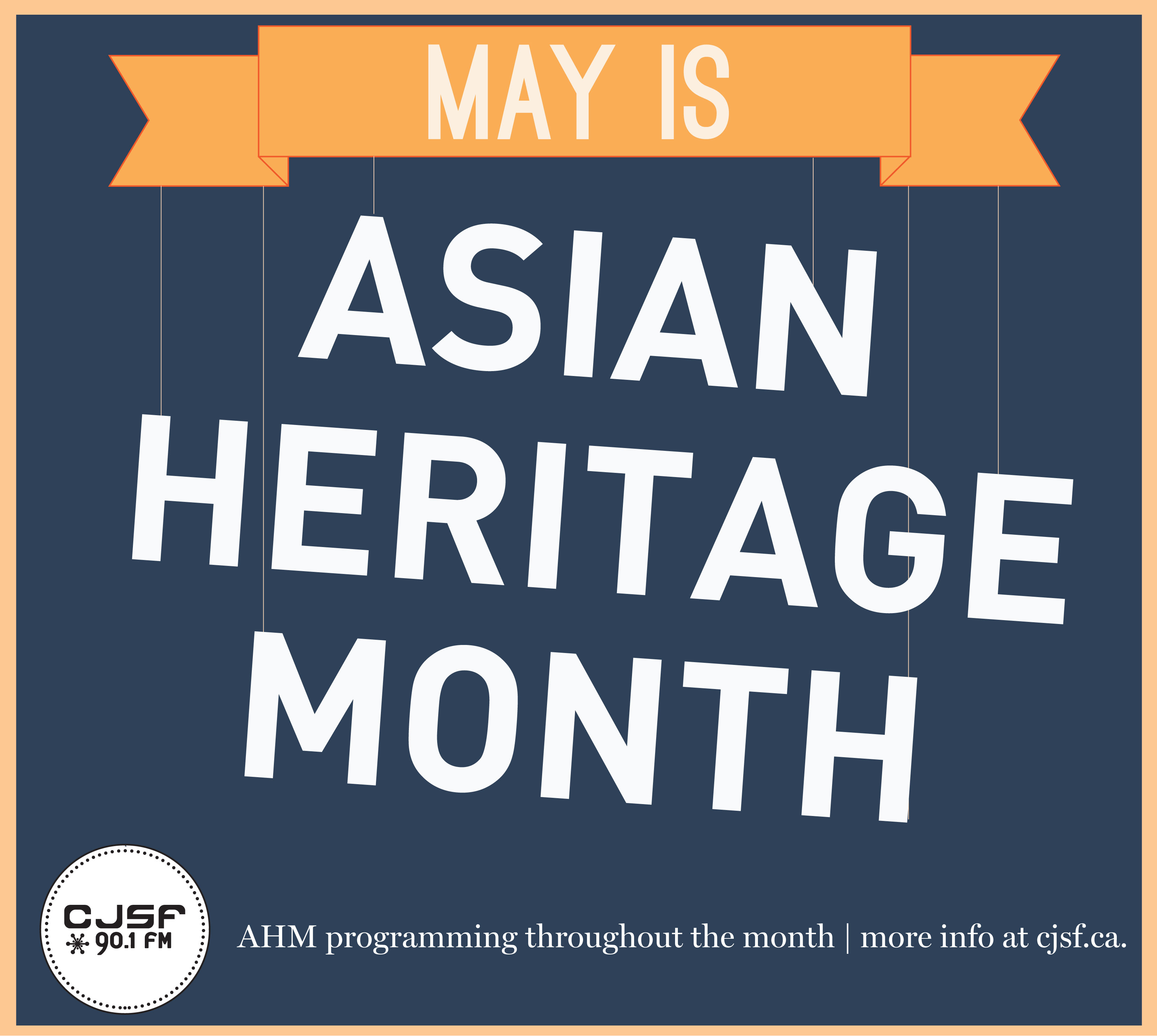 Asian Heritage Month CJSF 90.1FM Radio
