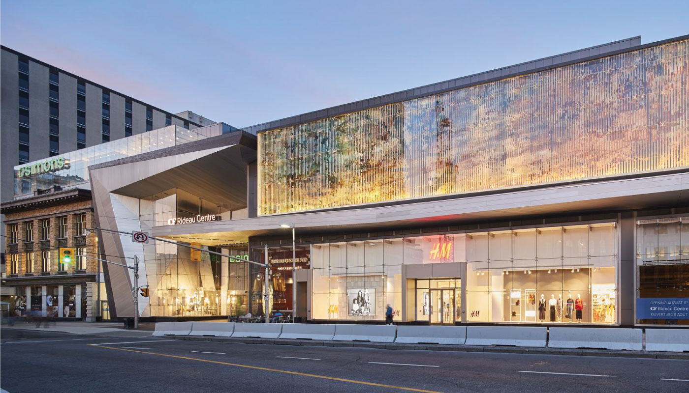 Ottawa Rideau Centre Cladify Cladding Master Manufacturer