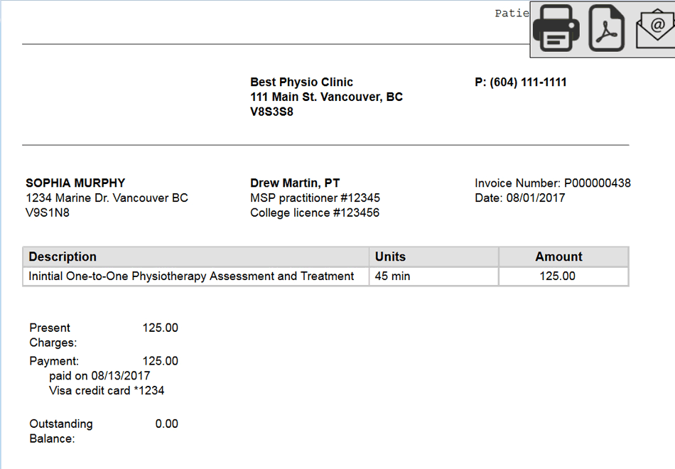 Billing software for physio clinic Claim Manager
