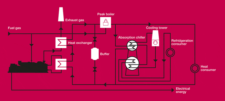 Trigeneration Combined heat power cooling