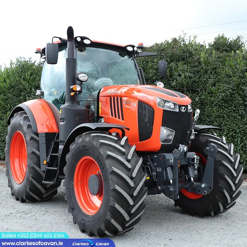 New Kubota M7173 premium, 175HP complete with a Powershift 50km/h