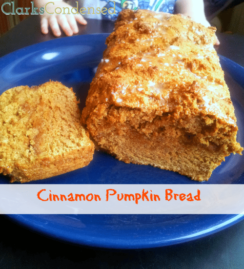 Skinny Cinnamon Pumpkin Bread