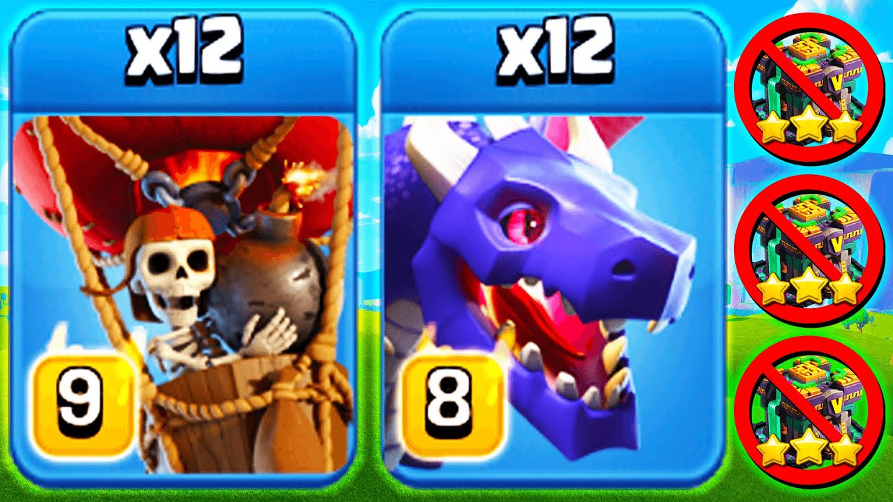 TOO EASY! TH 14 BLIZZARD DRAGON Attack Strategy ! Best New