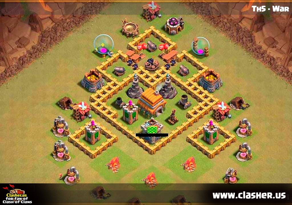Best Town Hall 5 War Base buydesignereyeglasses