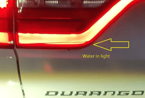 Water in Your Dodge Durango Racetrack Taillights? Class Action Says