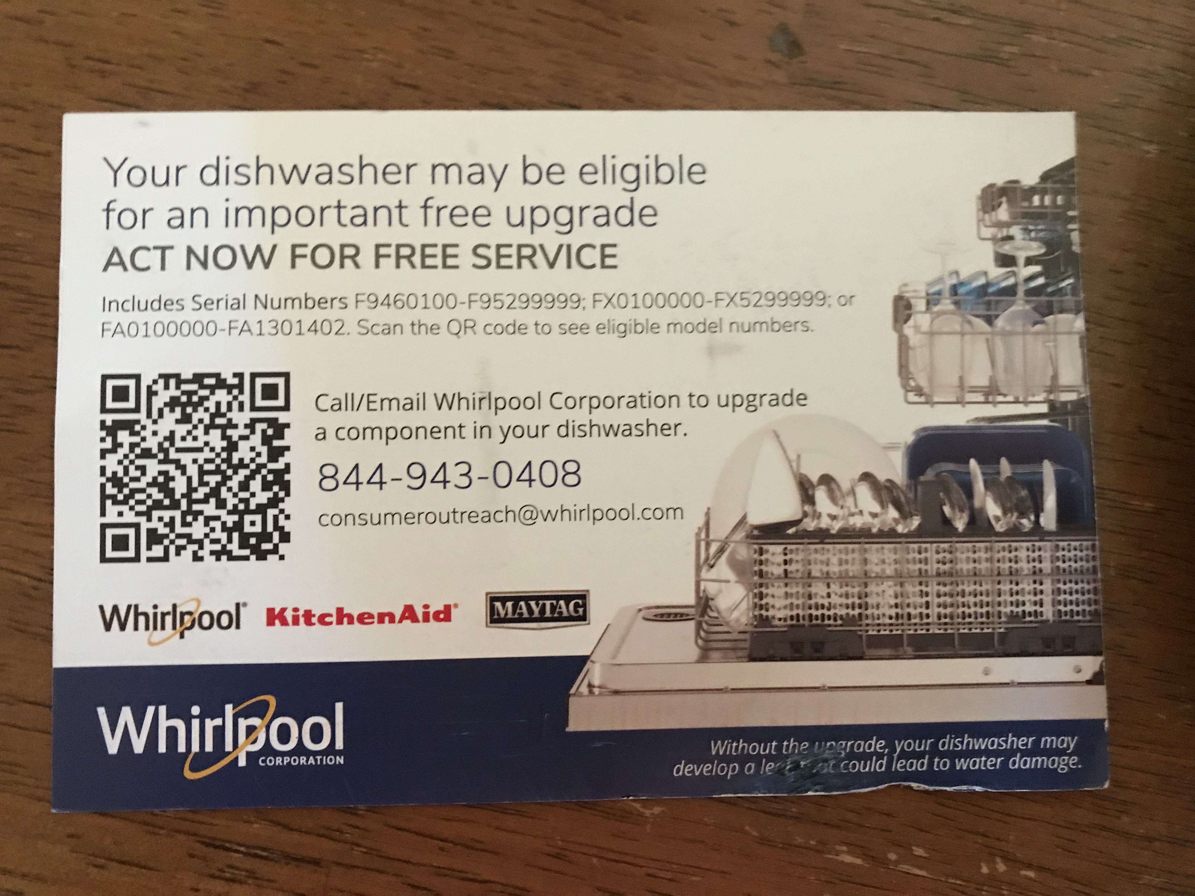 Dishwasher Heating Element Leaks Lawsuit Recall?