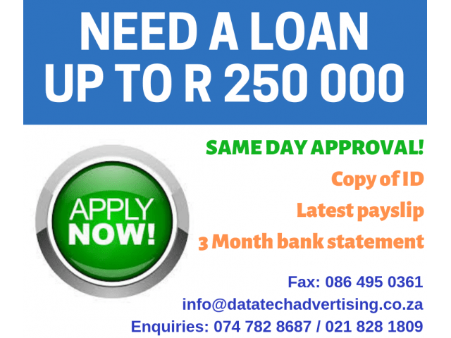 Are you Blacklisted? Get your loan TODAY!!! Class Ads