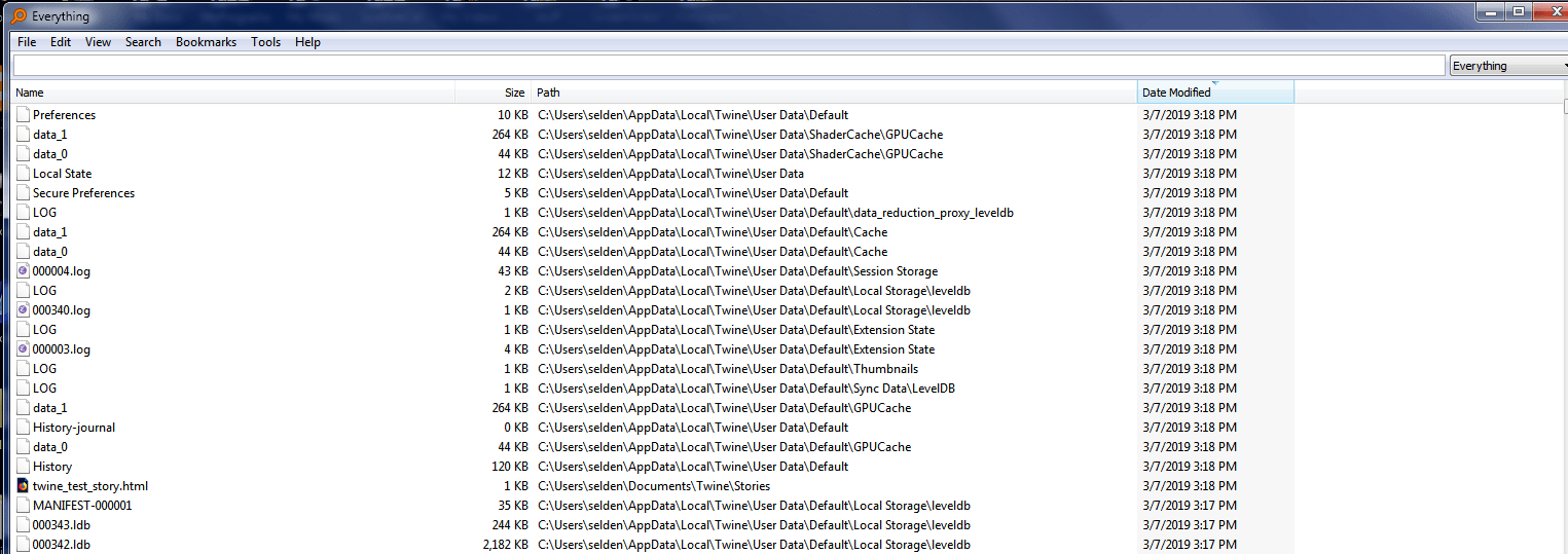 Twine 2 desktop app won't save my stories r/twinegames