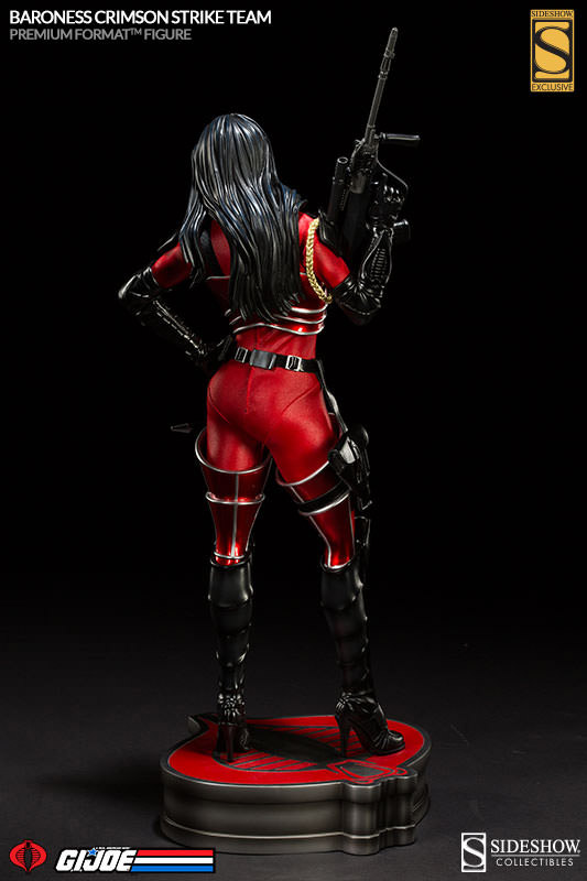 Estátua Sideshow G.I. Joe Baroness Crimson Strike Classe Nerd