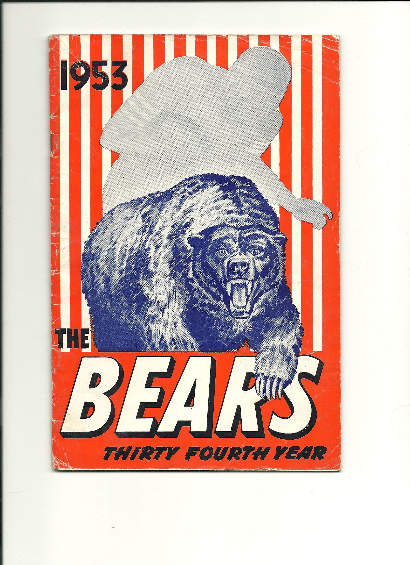 Lot Detail 1953 Chicago Bears Yearbook