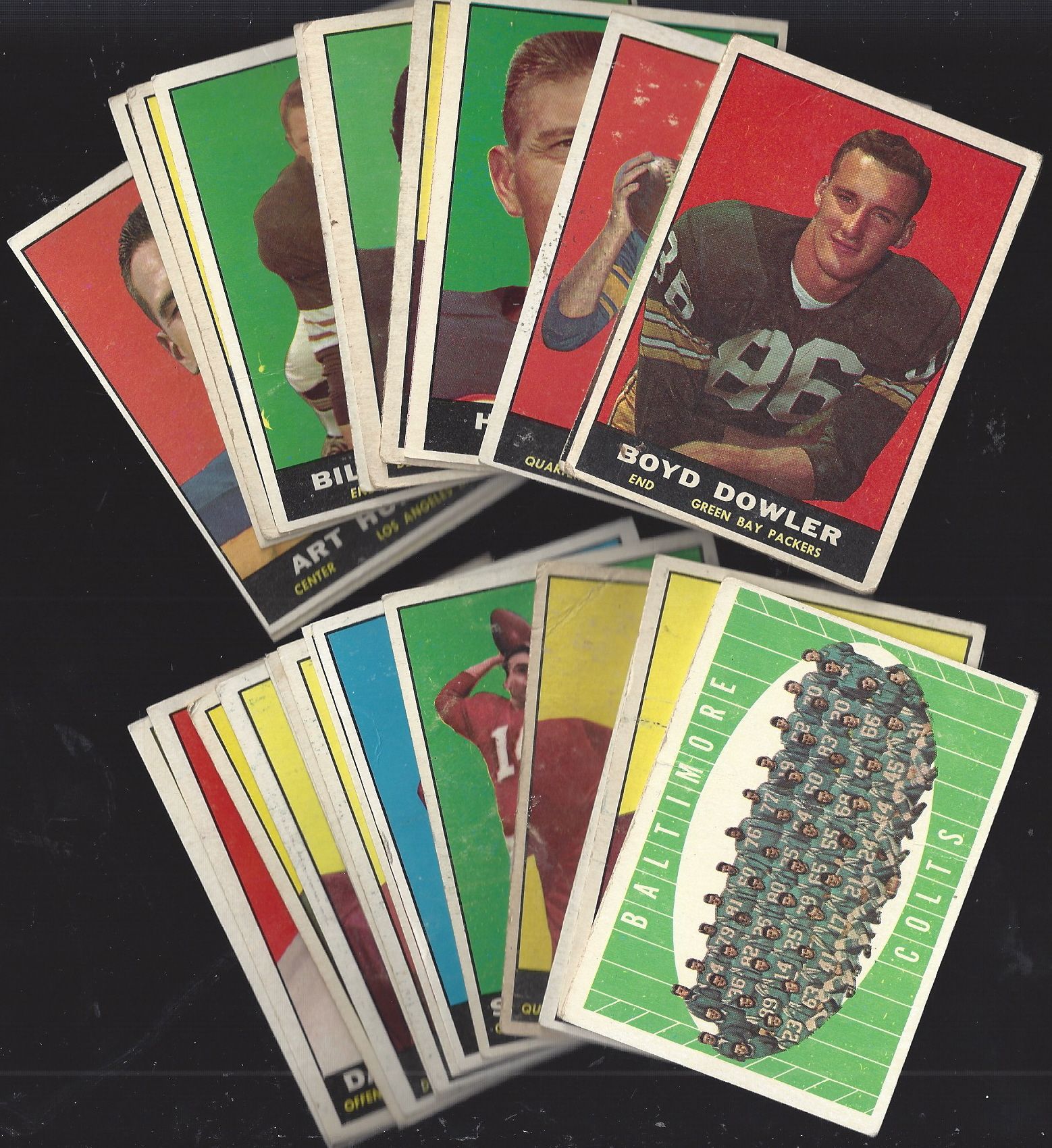 Lot Detail 1961 Topps Football Cards Big Lot of (30)