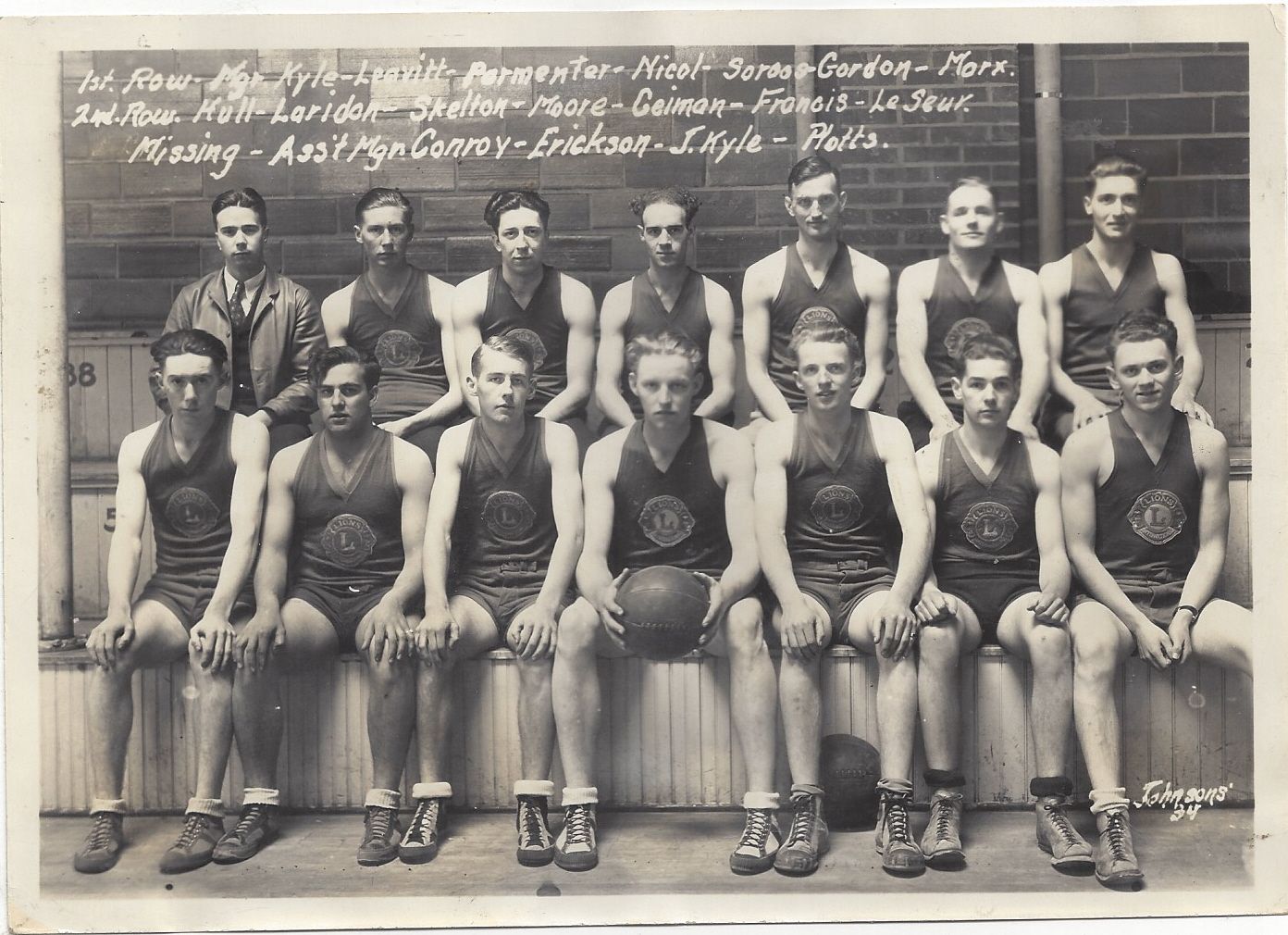 Lot Detail C. 1915 Early 1920's Basketball Photo