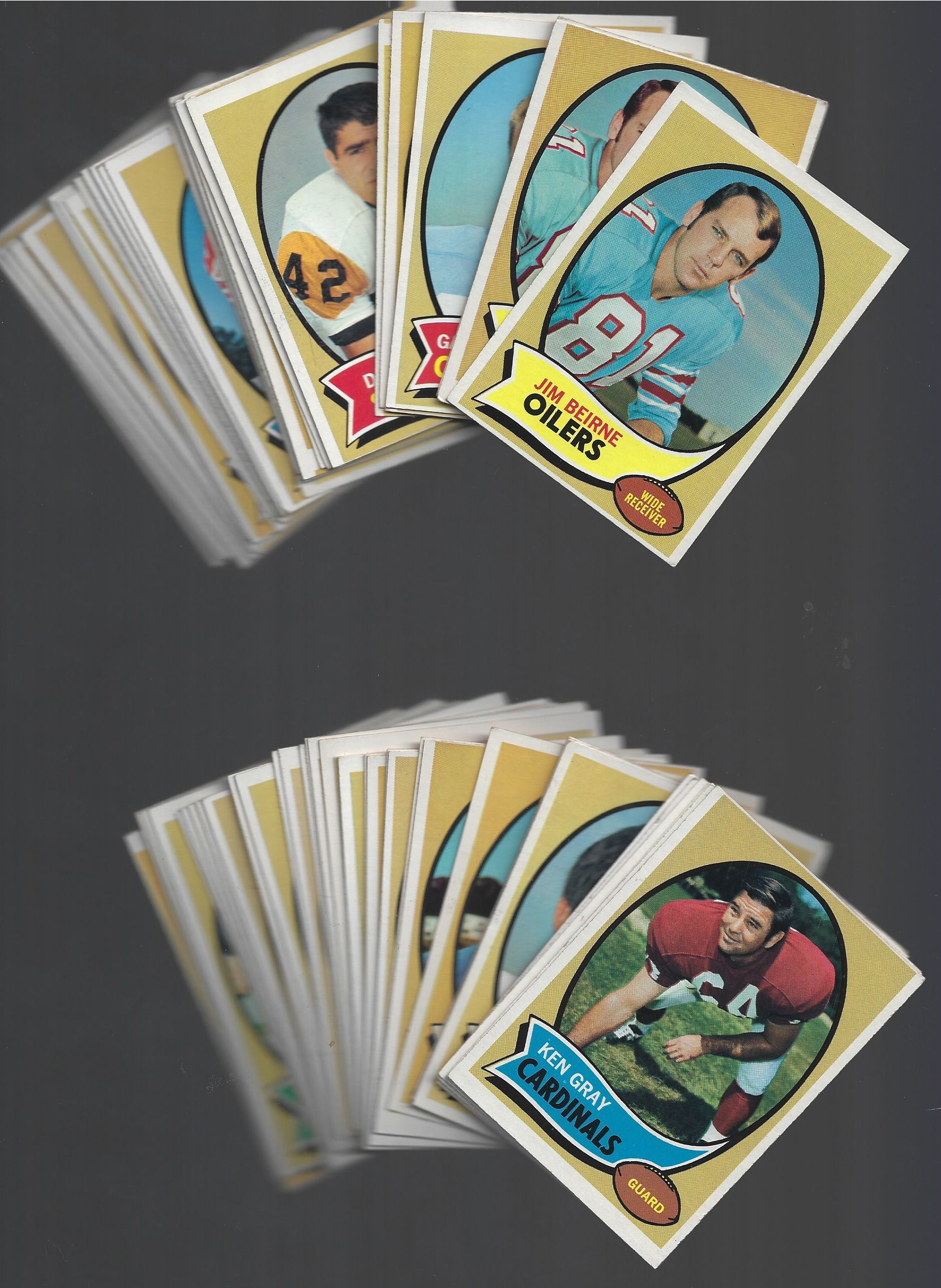 Lot Detail 1970 Topps Football Cards Lot of (81)