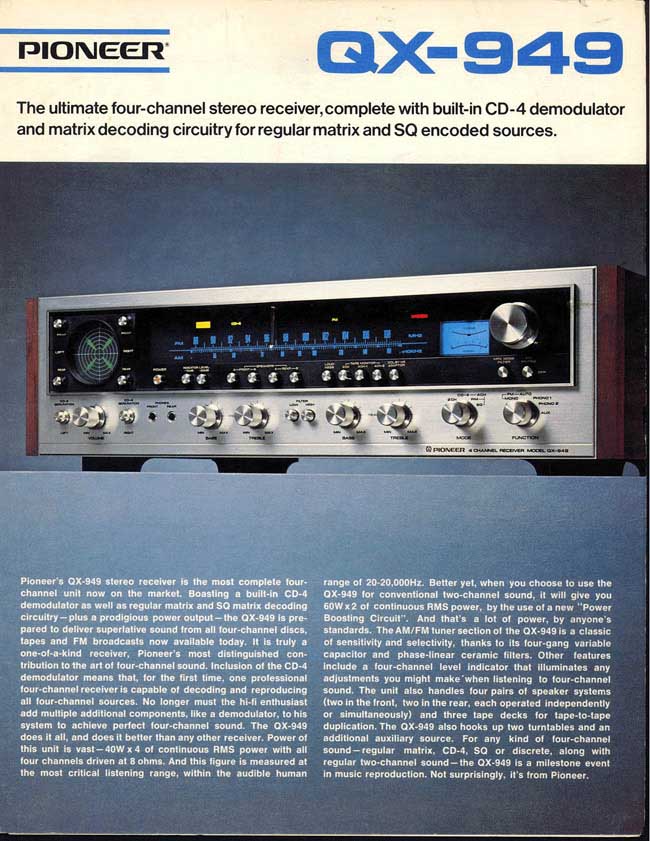 classicaudio.com..... Valuation..... Pioneer QX-949