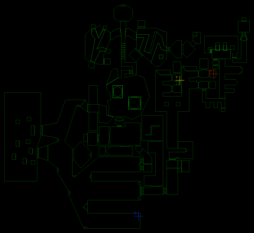 Super Nintendo Doom level E3M4, HOUSE OF PAIN Keys