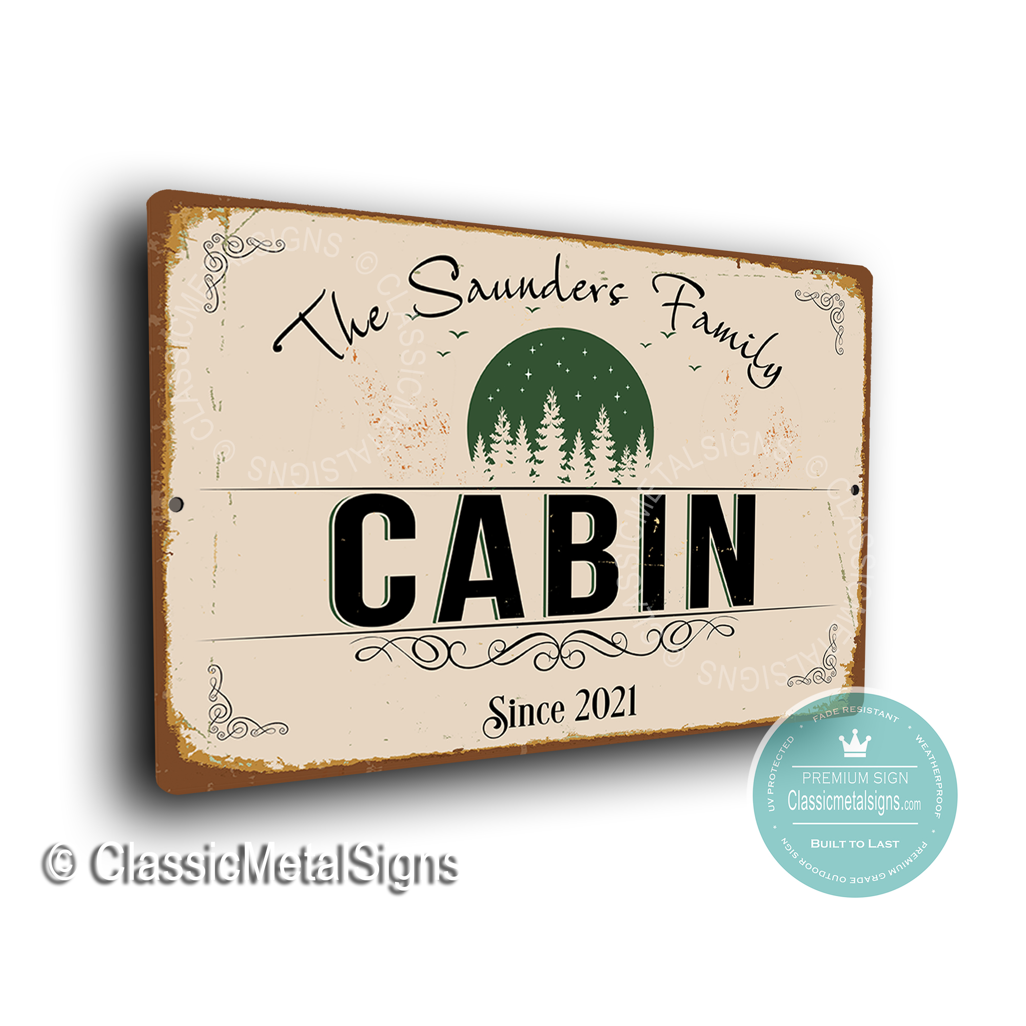 Personalized Cabin Sign Gift For Cabin Owner Cabin Decor